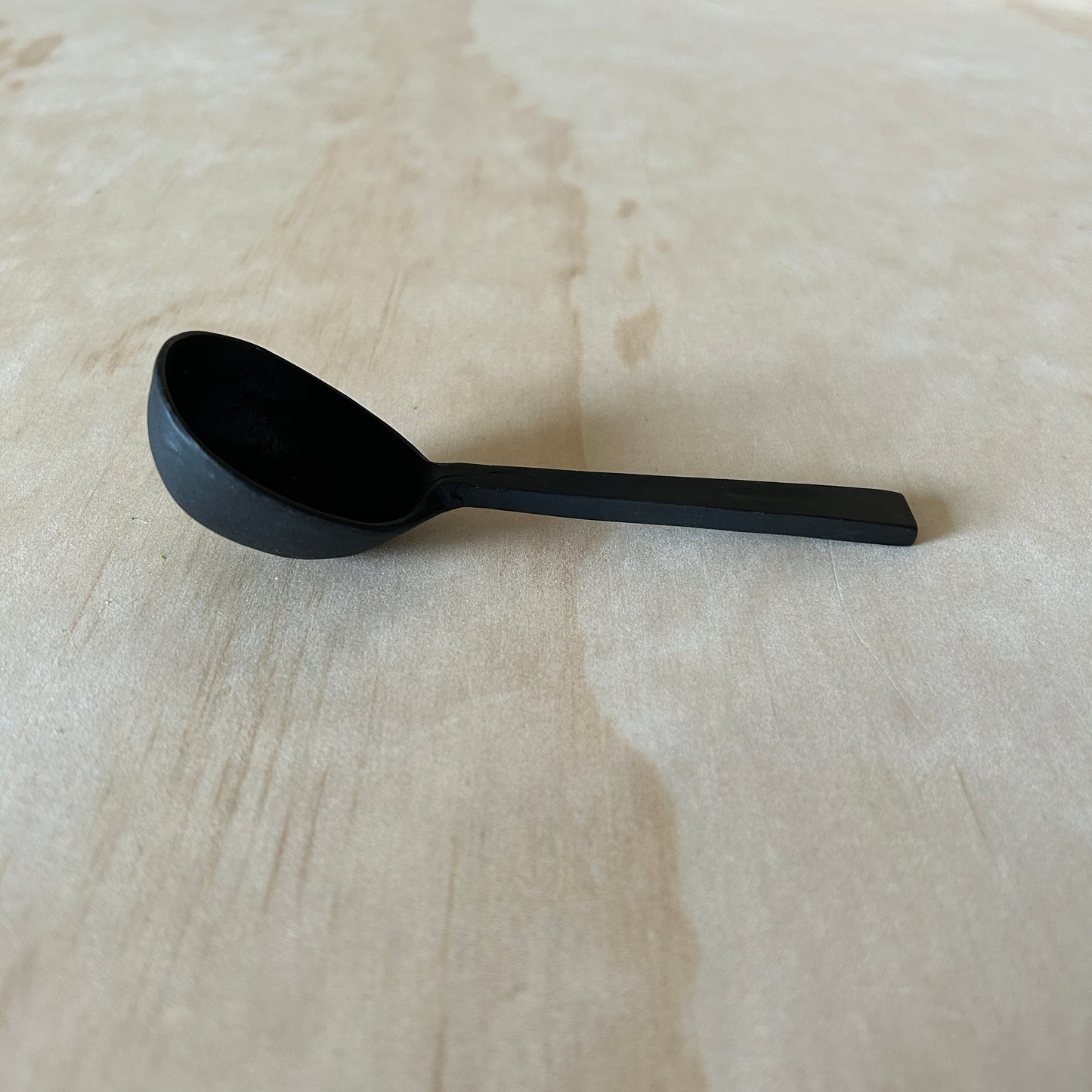 Hand forged Wabi Sabi Iron Small Coffee Scoop