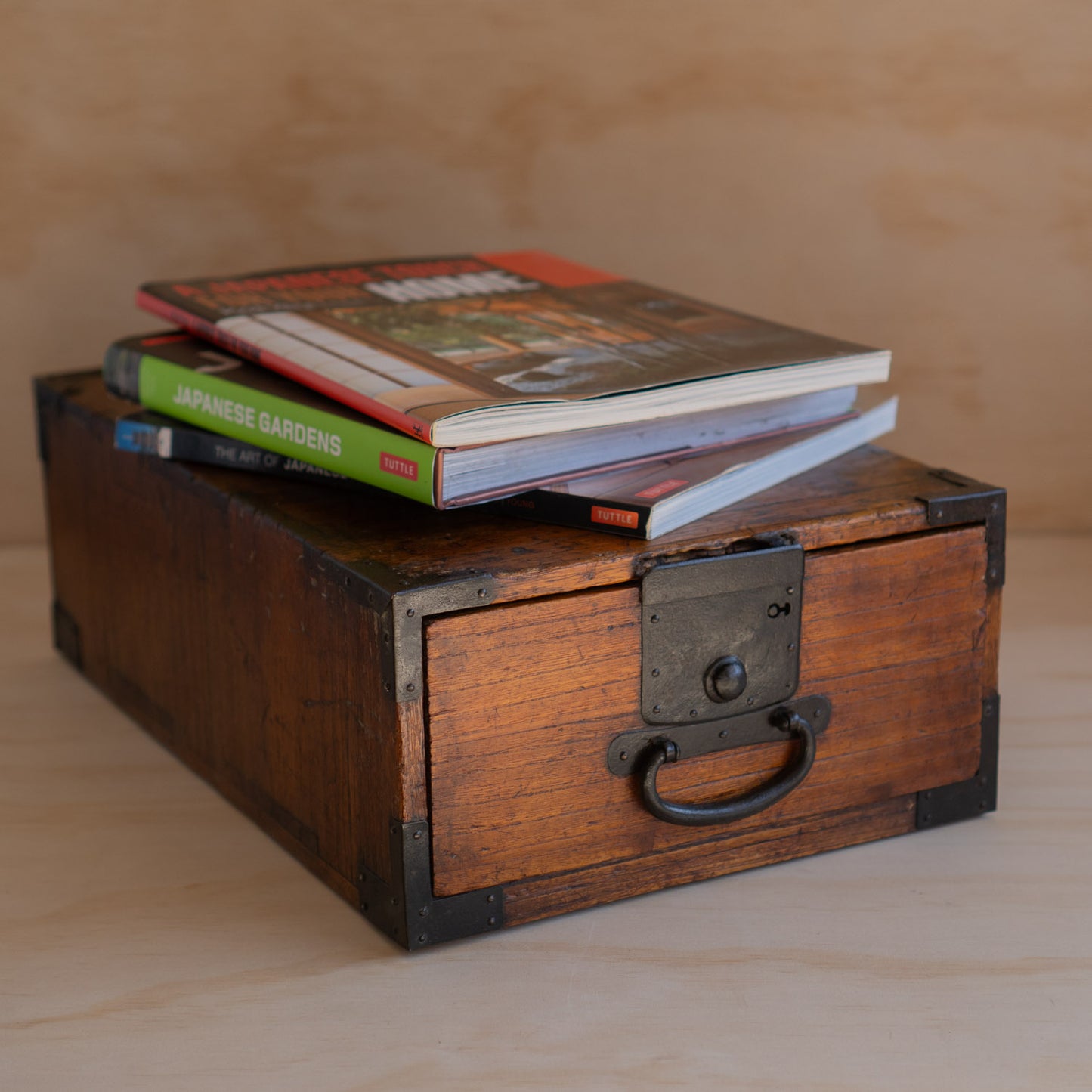 Antique Japanese Edo/Meiji Era Ko-Dansu Single Draw Document Box