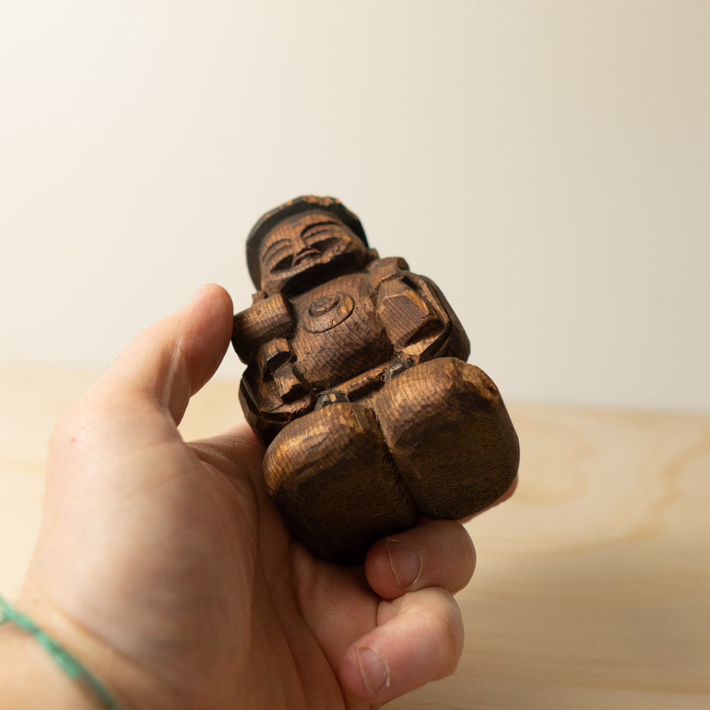 Antique Japanese Carved Daikoku Figure - 02