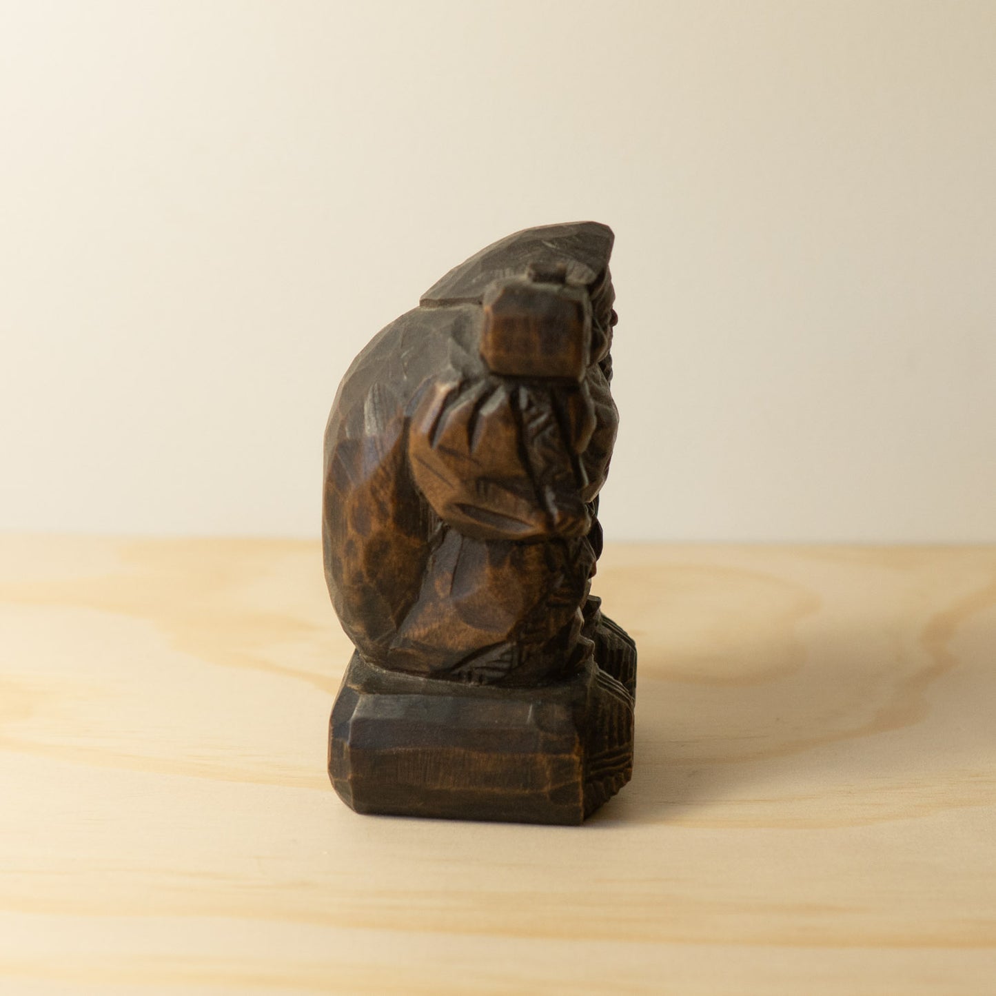 Antique Japanese Carved Daikoku - 05