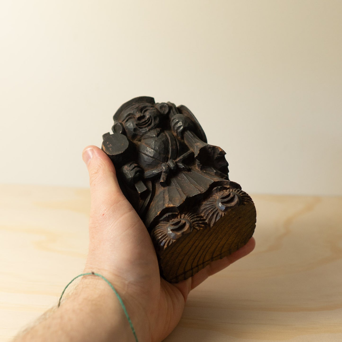 Antique Japanese Carved Daikoku - 06