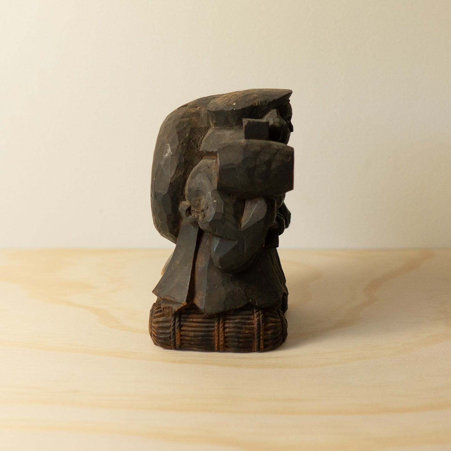 Antique Japanese Carved Daikoku - 06
