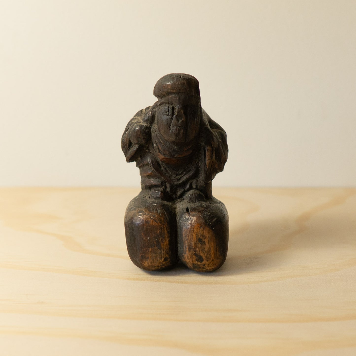 Antique Japanese Carved Daikoku Figure - 01