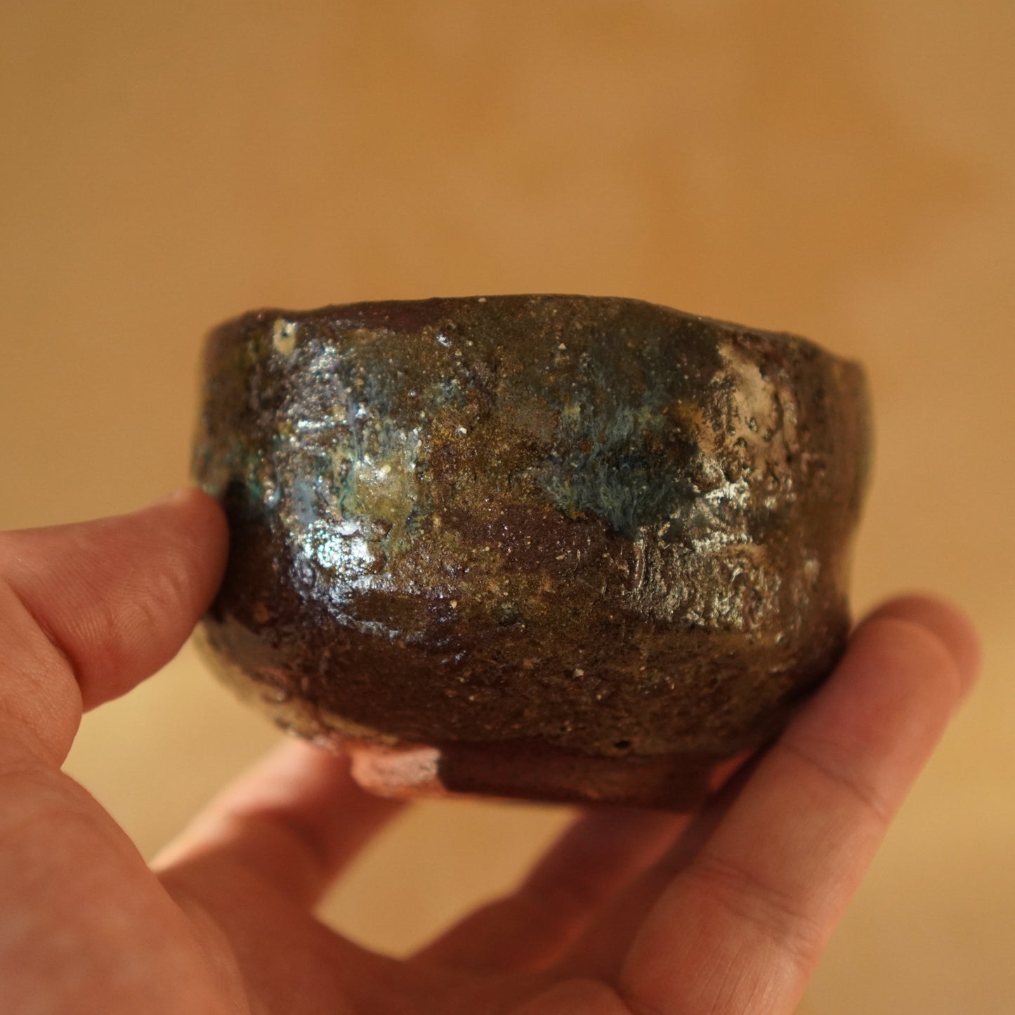 Don Ricardo Dark Ash Glazed Yunomi Tea cup