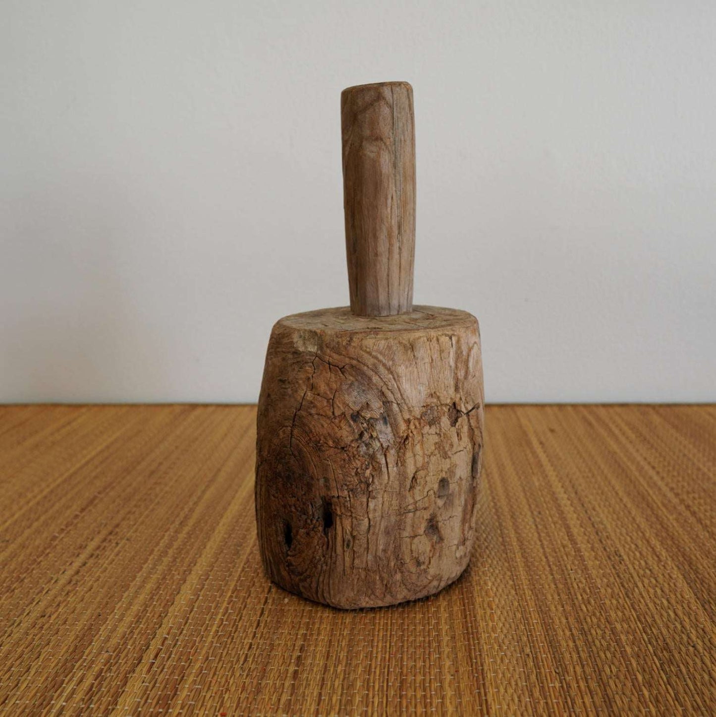 Antique Japanese Wooden Straw Hammer - No. 2