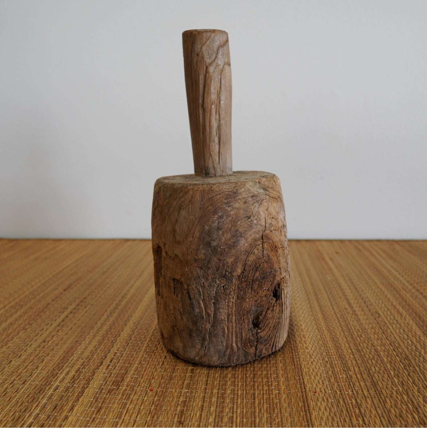 Antique Japanese Wooden Straw Hammer - No. 2