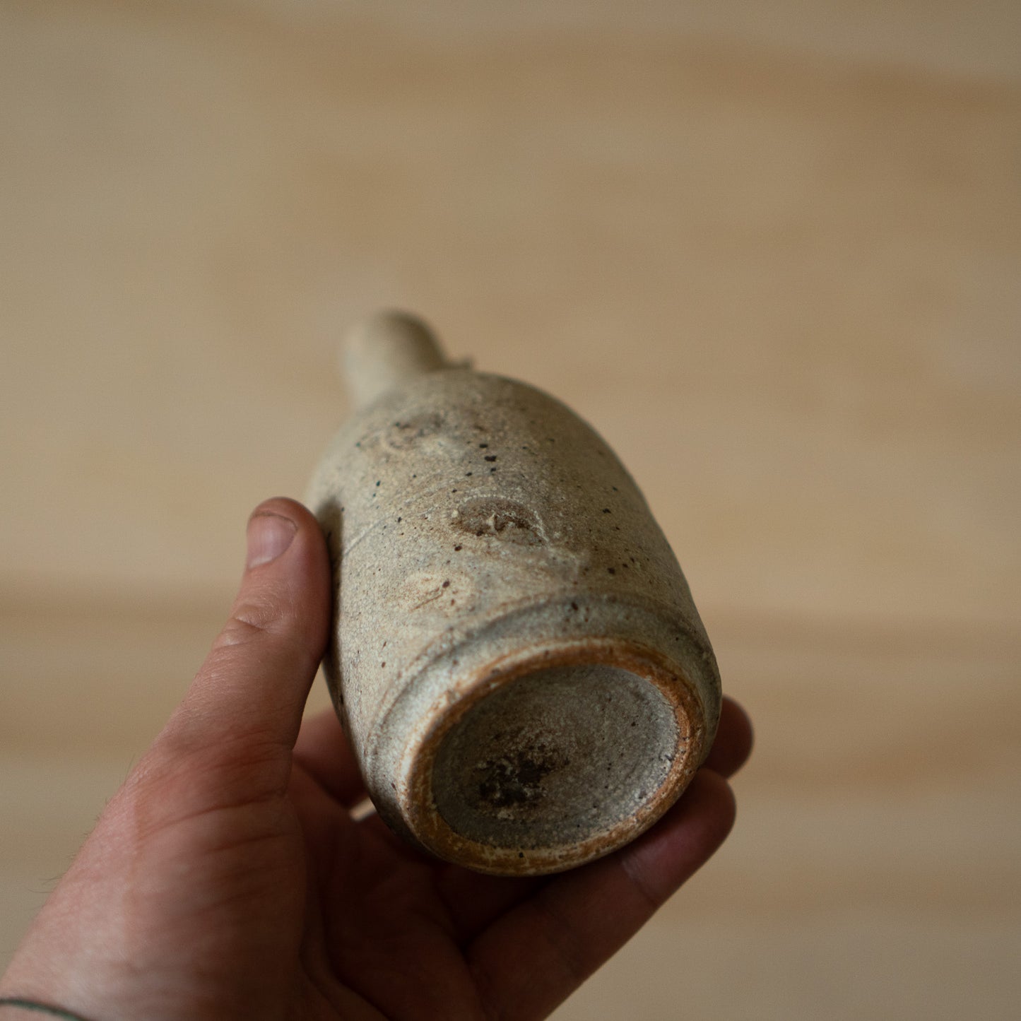 Contemporary Japanese Ceramic Horned Vase - 1