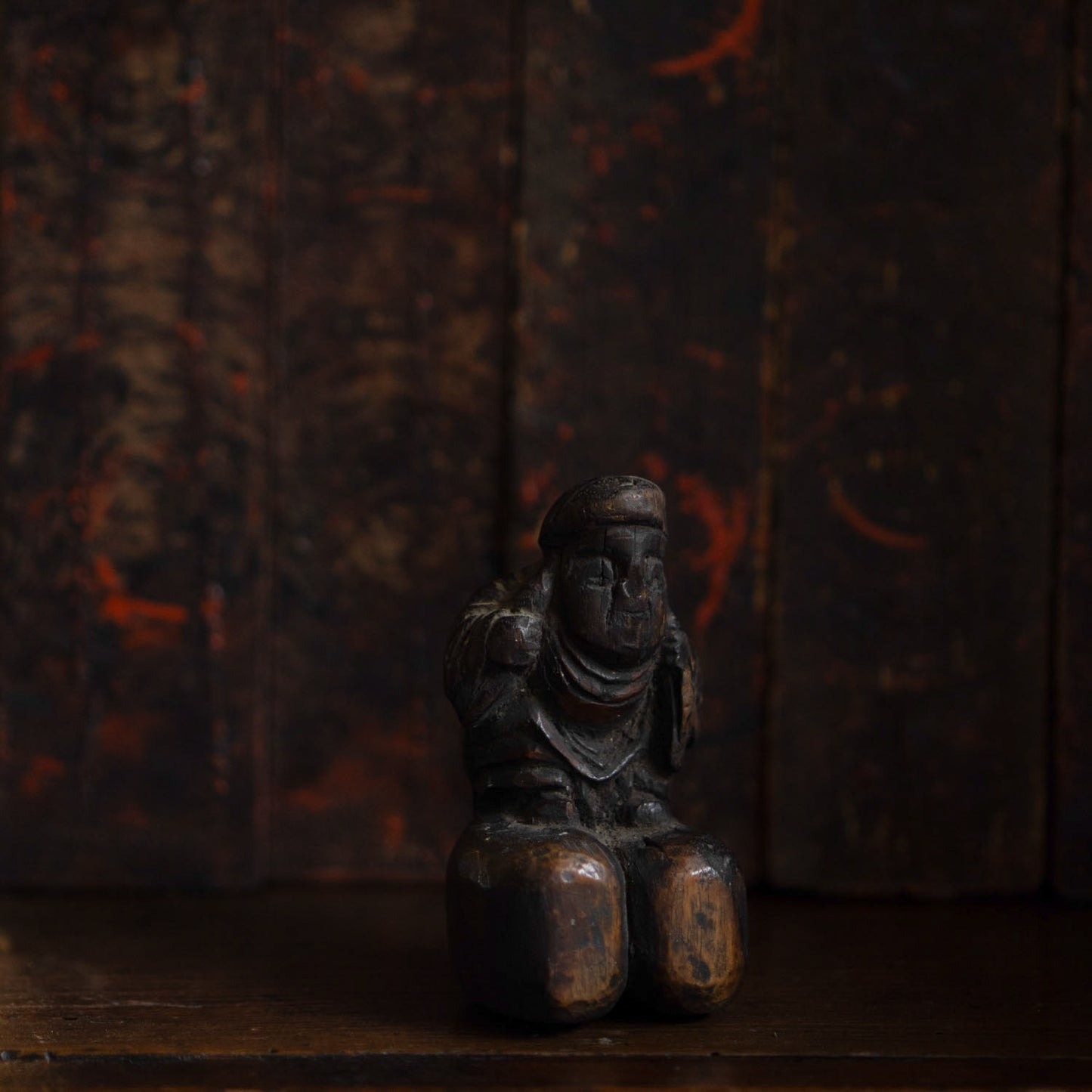 Antique Japanese Carved Daikoku Figure - 01