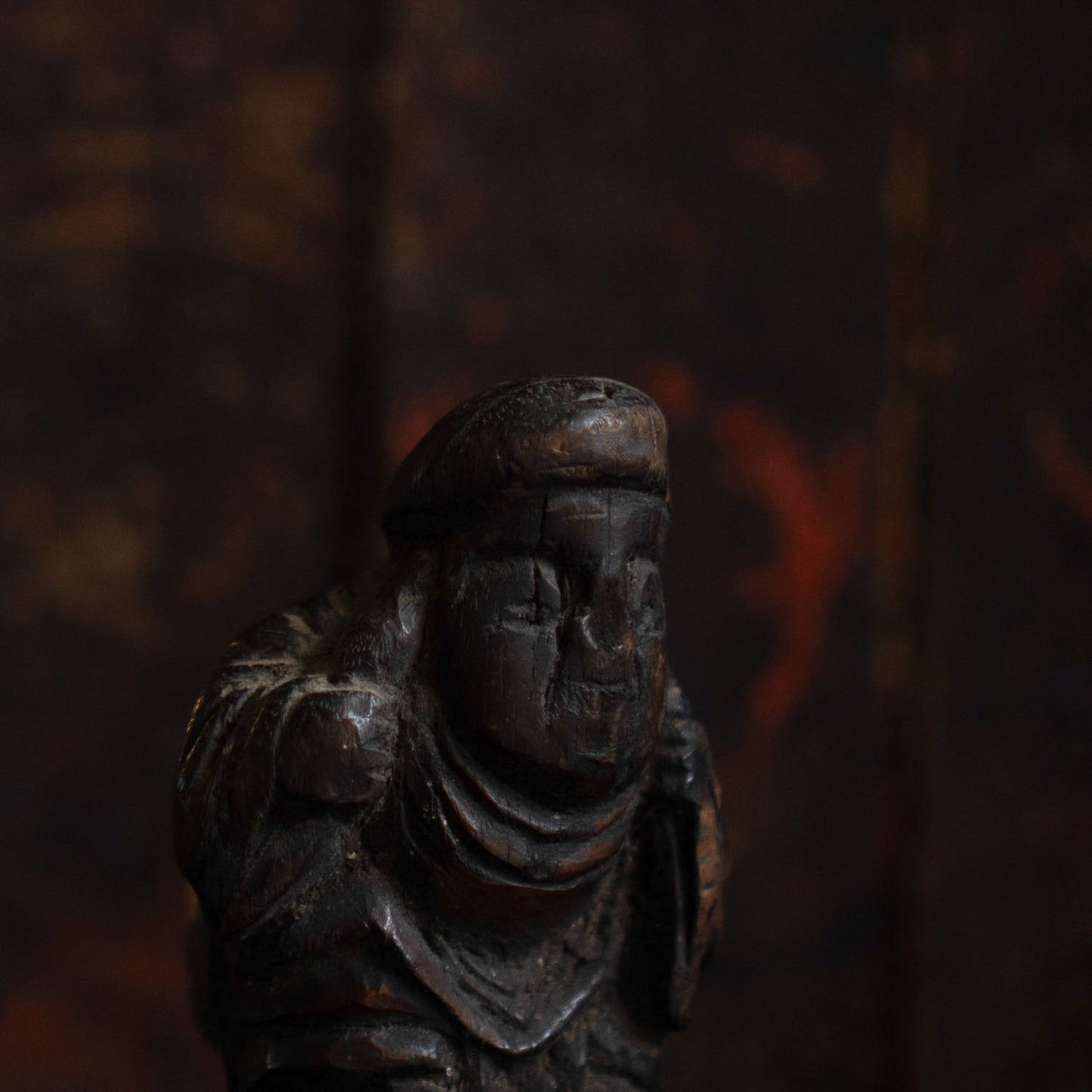 Antique Japanese Carved Daikoku Figure - 01