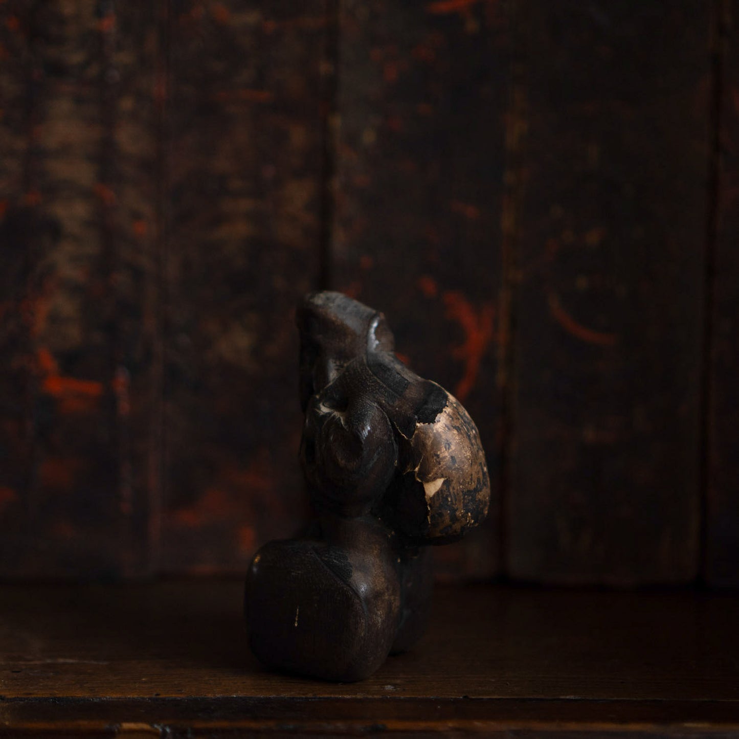 Antique Japanese Carved Daikoku Figure - 01