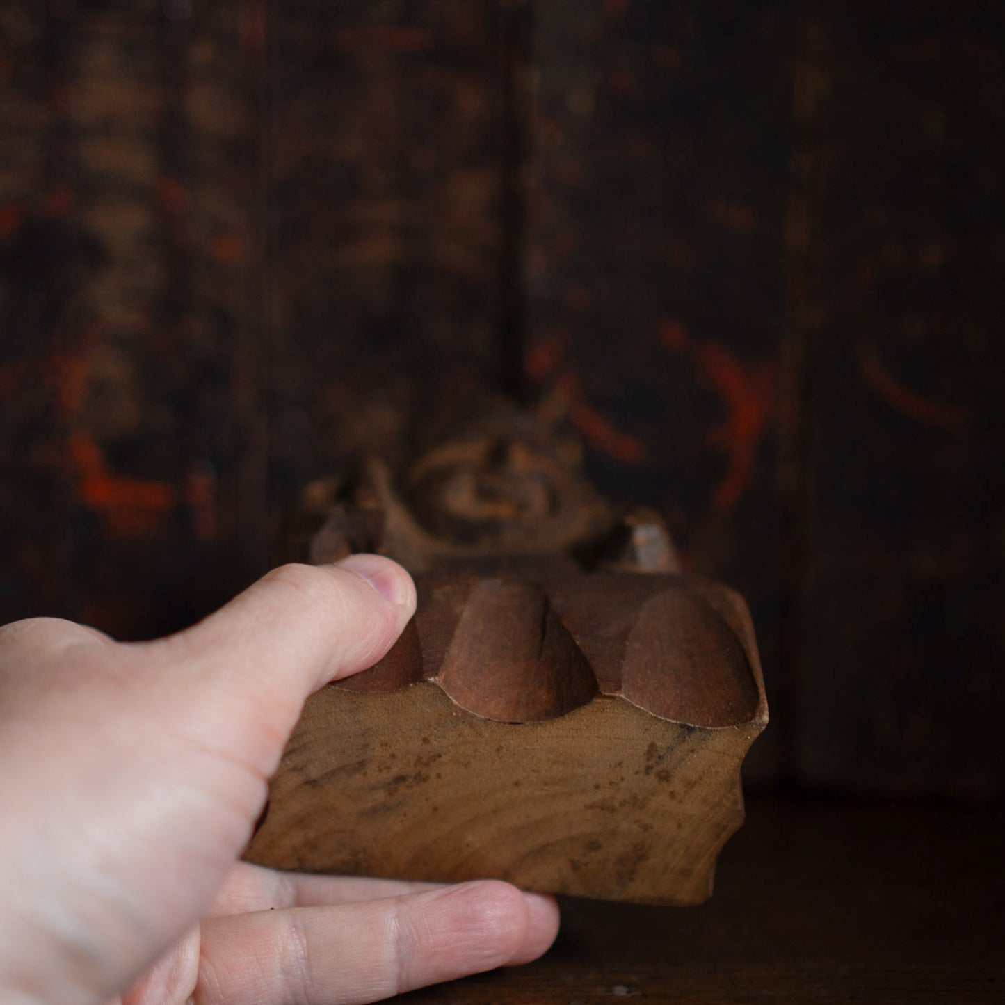 Antique Japanese Carved Ebisu Figure - 03