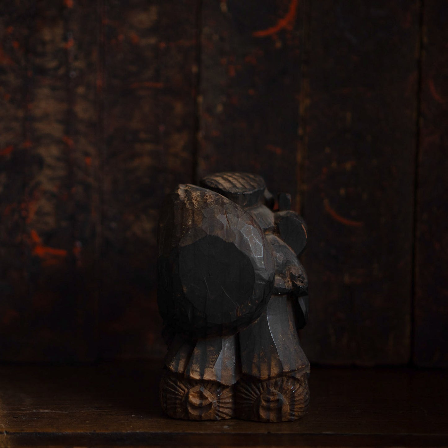 Antique Japanese Carved Daikoku - 06