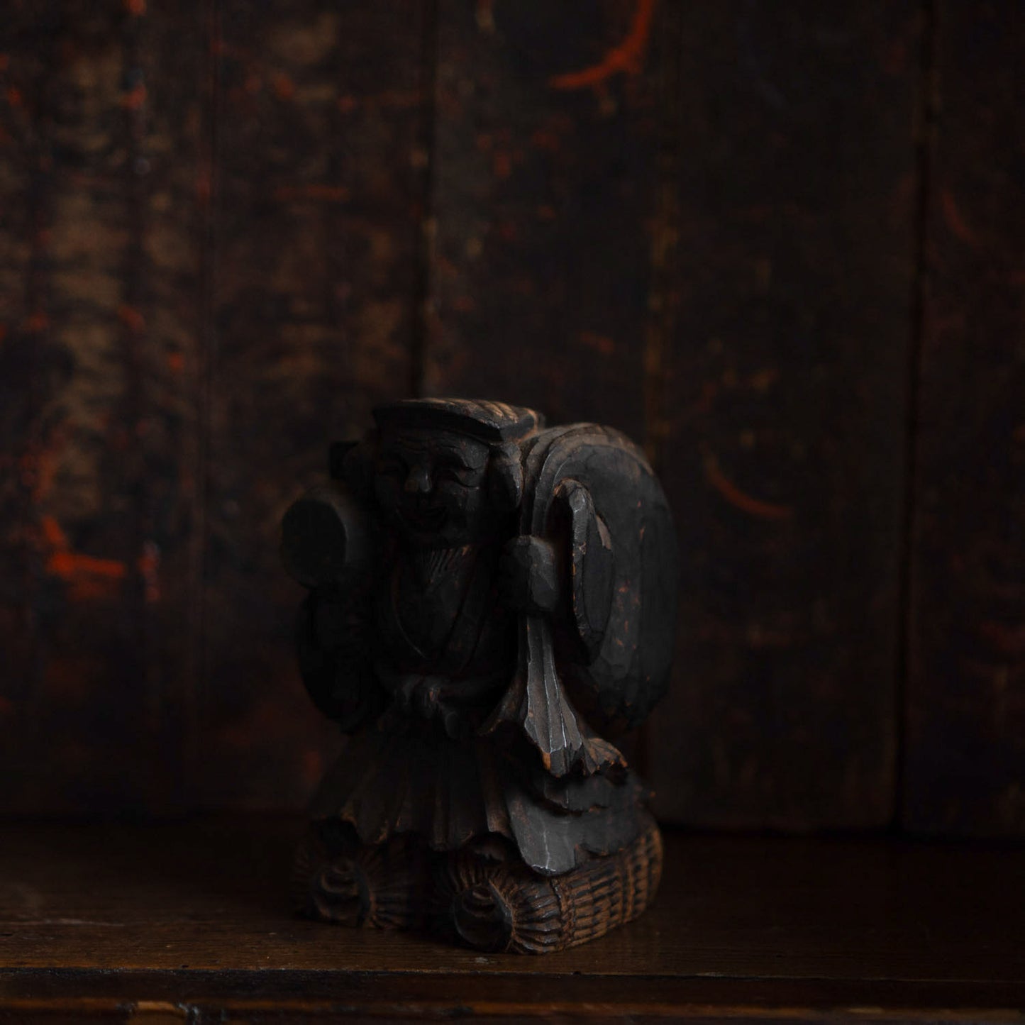 Antique Japanese Carved Daikoku - 06
