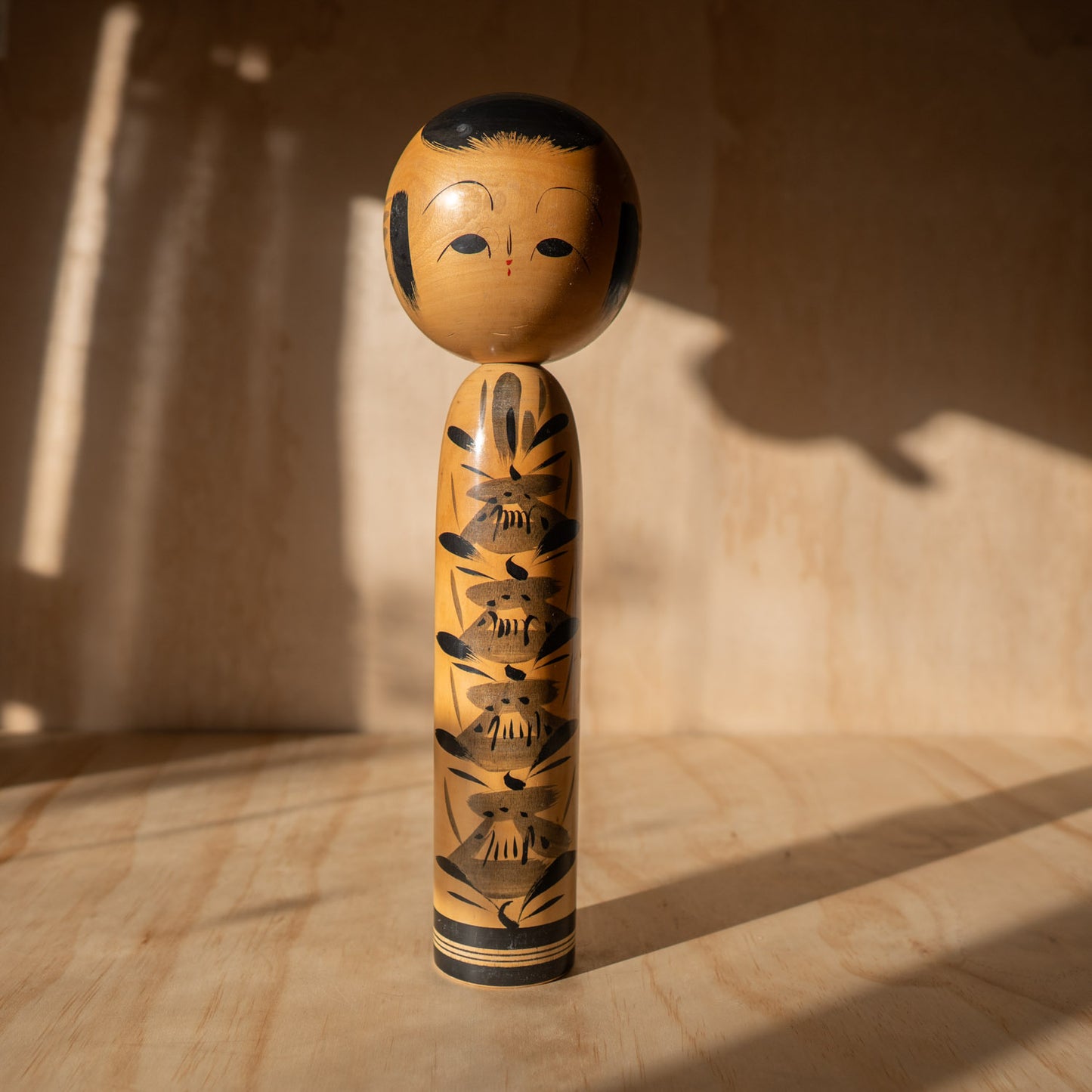 Vintage Tall Japanese Kokeshi Doll - 04