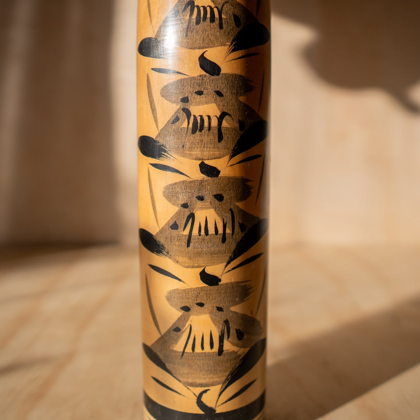 Vintage Tall Japanese Kokeshi Doll - 04