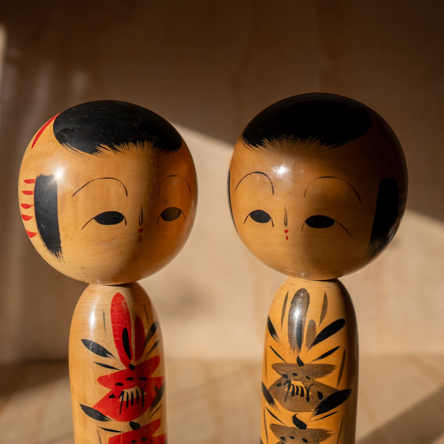 Vintage Tall Japanese Kokeshi Doll - 05