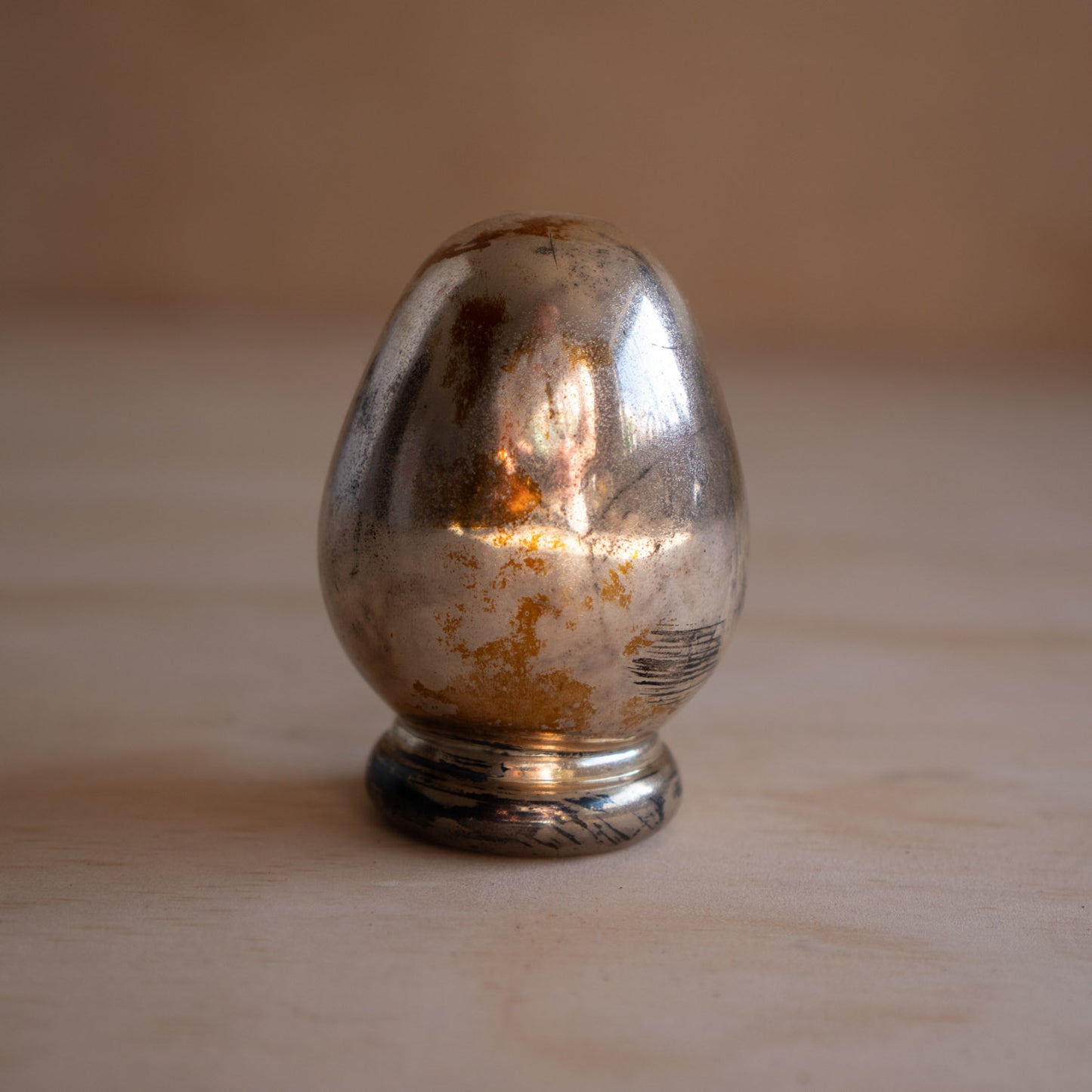 Vintage Japanese Small Pure Silver Daruma figure