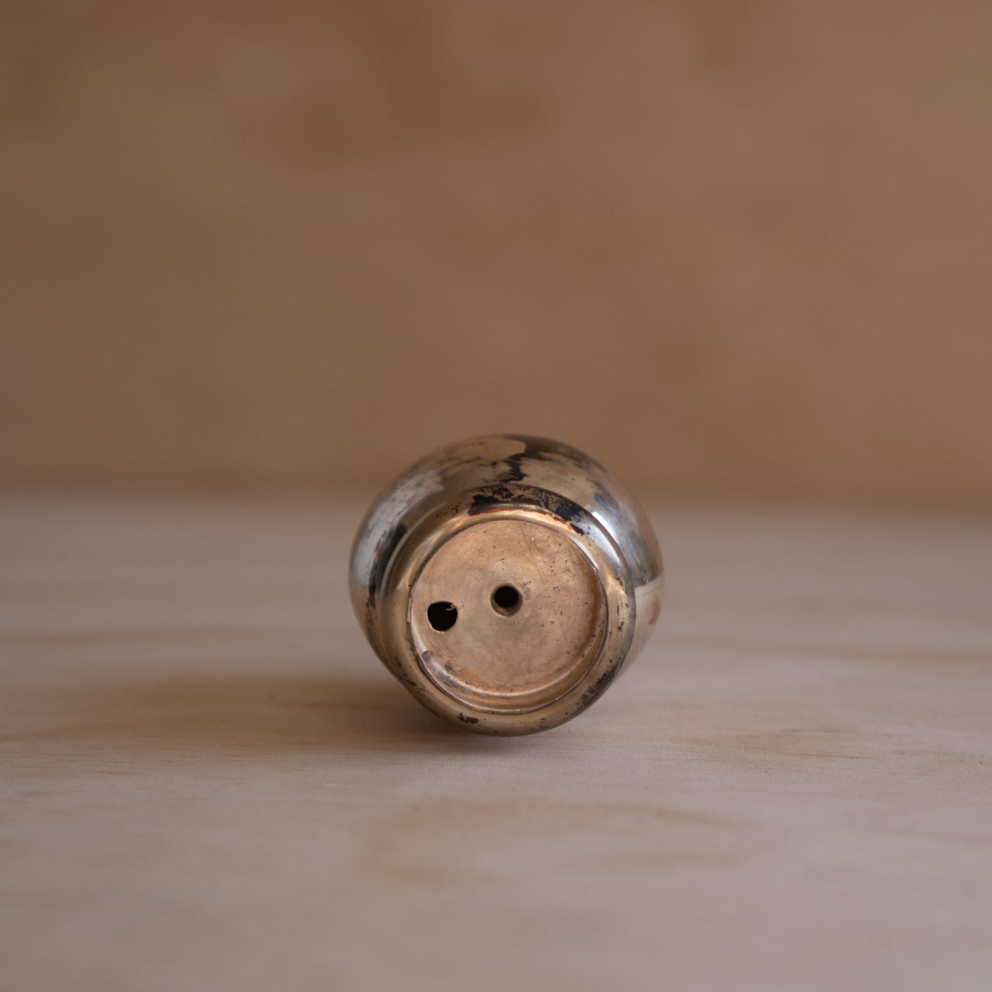 Vintage Japanese Small Pure Silver Daruma figure