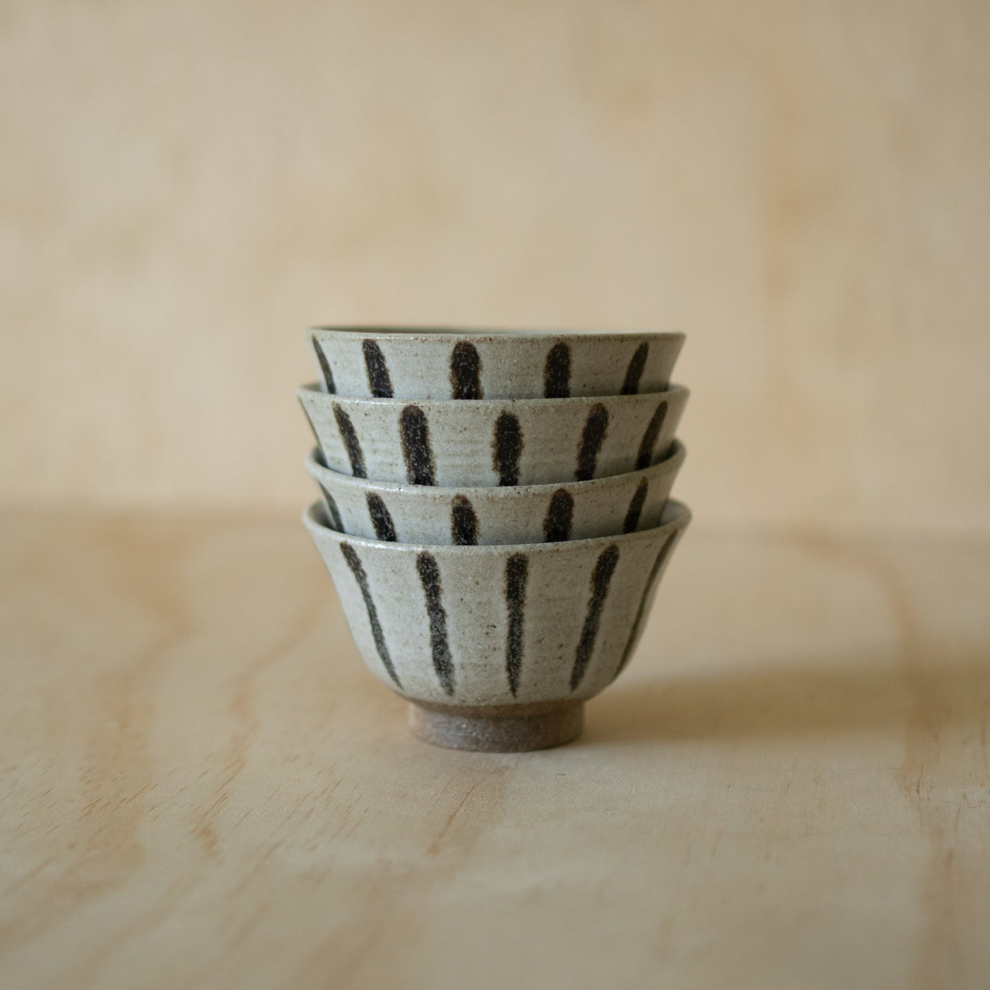 Japanese Small Striped bowl / teacup