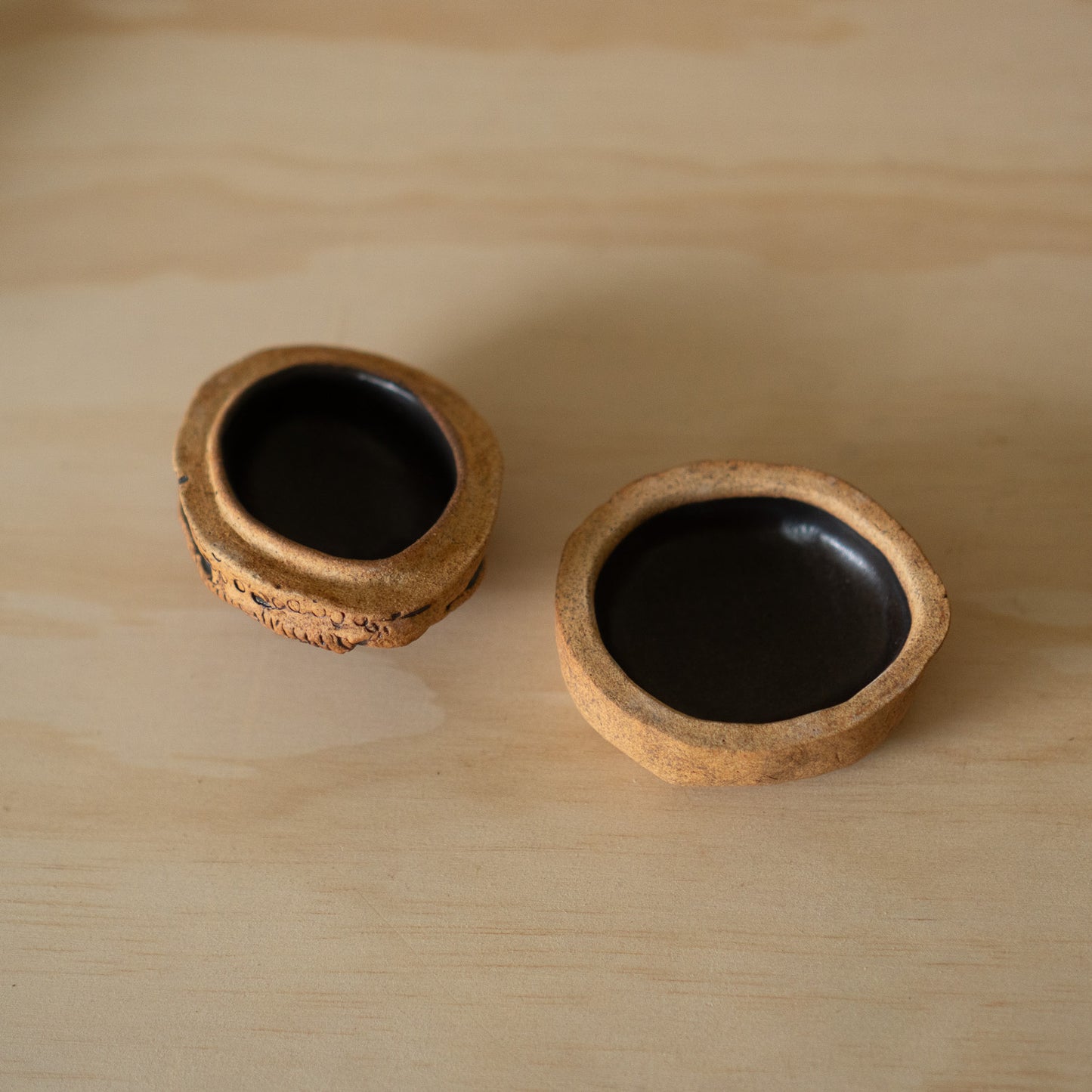 Vintage Japanese Jomon style Kogo Incense container