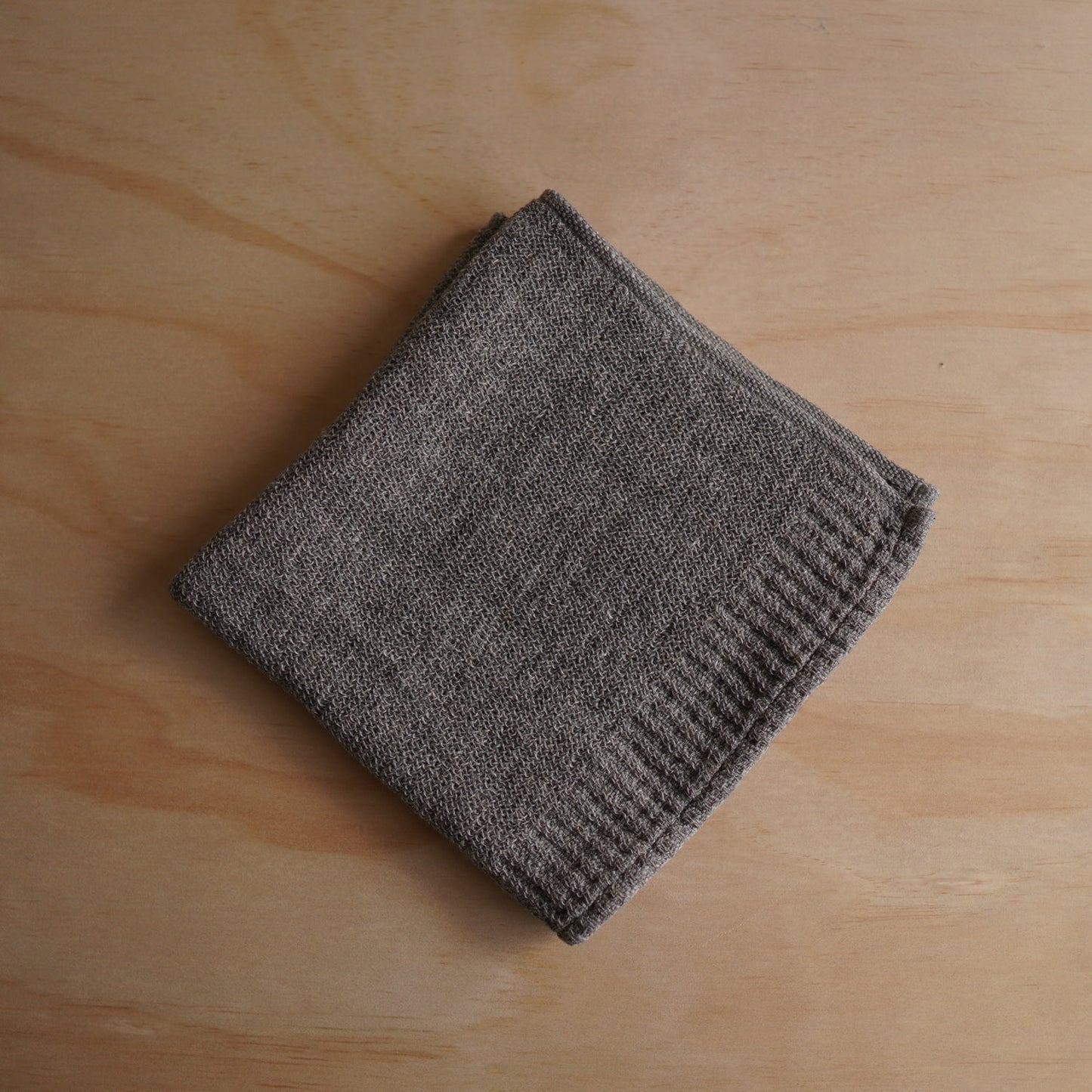 Kontex Japan - Lana - 100% Cotton Face washer - Grey 36cm