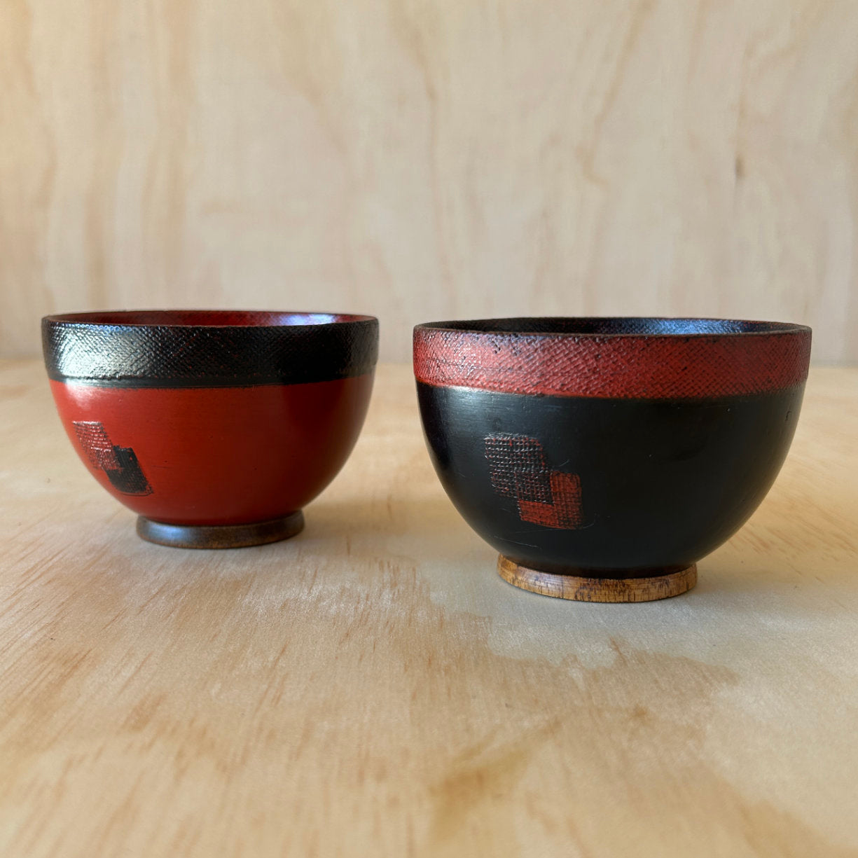 Wood and Lacquer Small Bowl