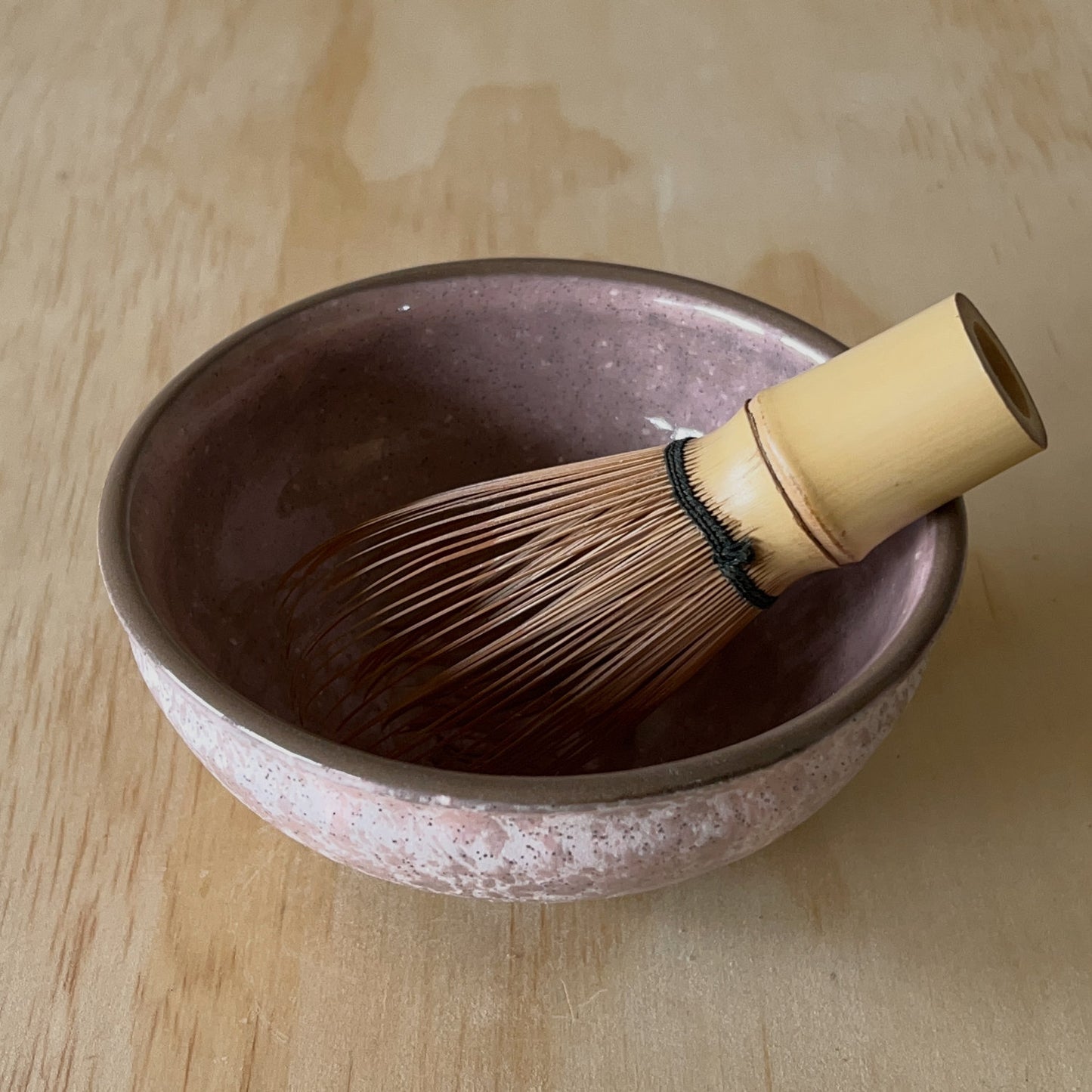 Subtle pink Contemporary Japanese Matcha Bowl