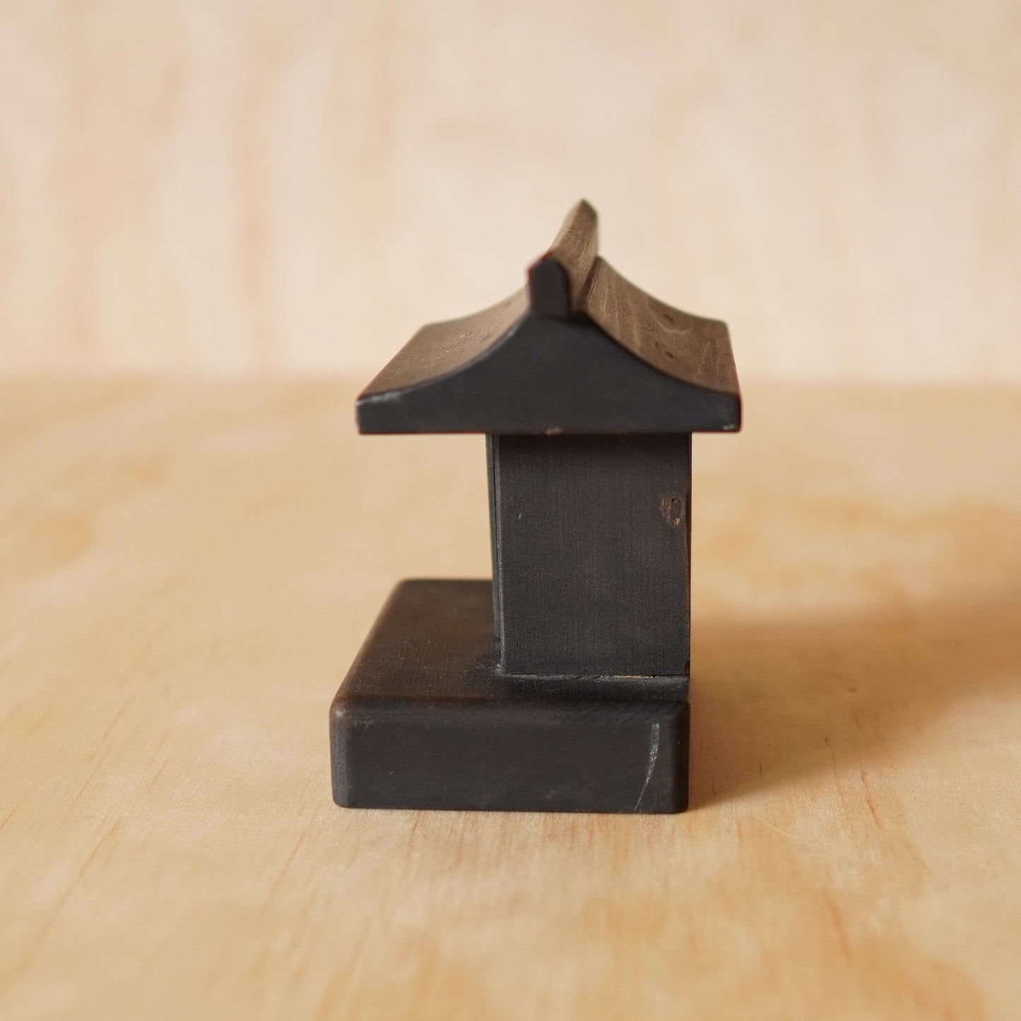 Vintage Japanese Small Wooden Kamidana Shinto Shrine with Daikoku figure