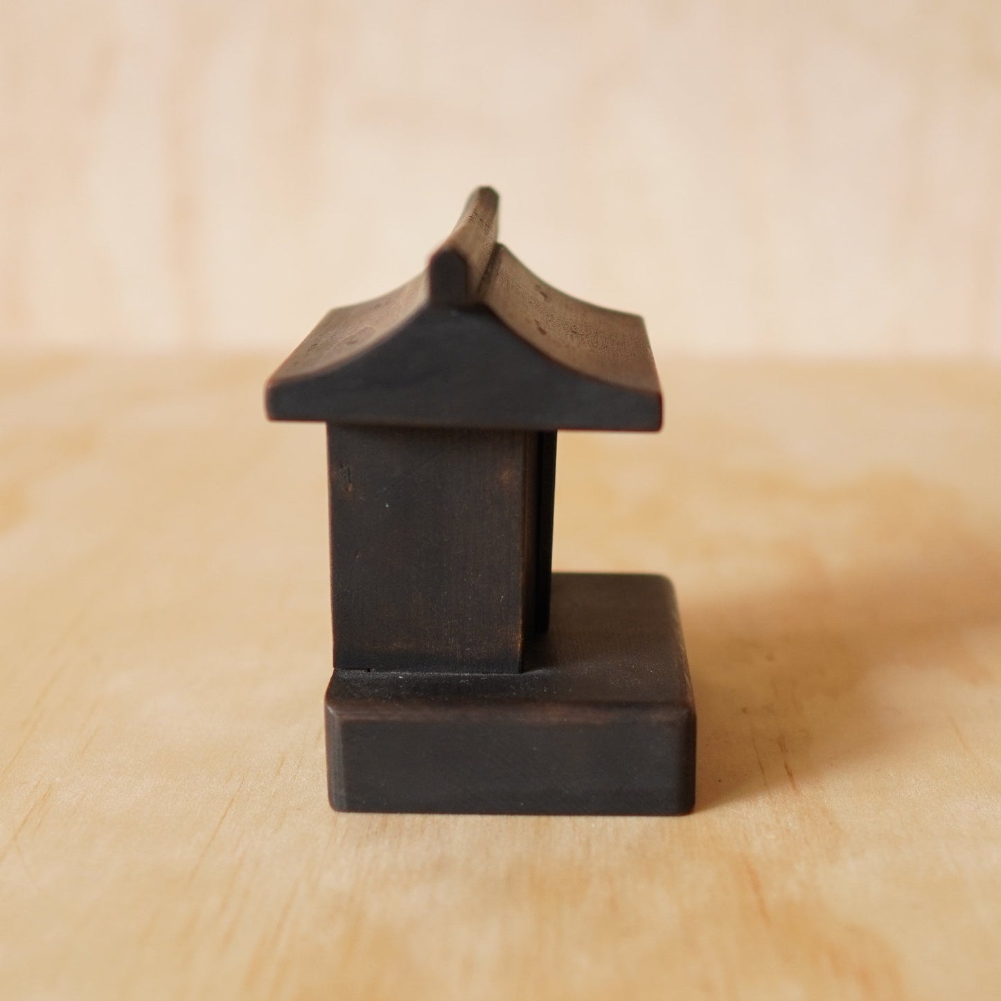 Vintage Japanese Small Wooden Kamidana Shinto Shrine with Daikoku figure