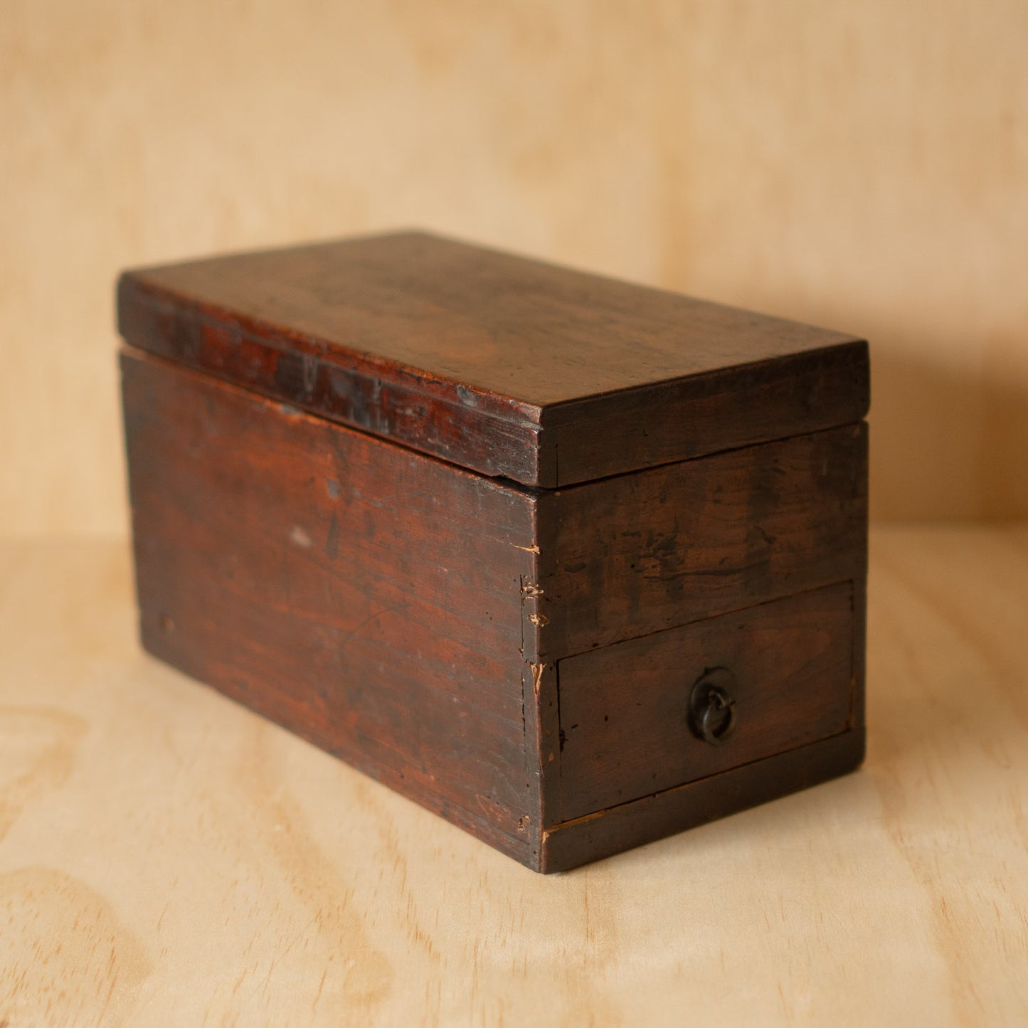 Antique Japanese Meiji Period Suzuri Bako Calligraphy box
