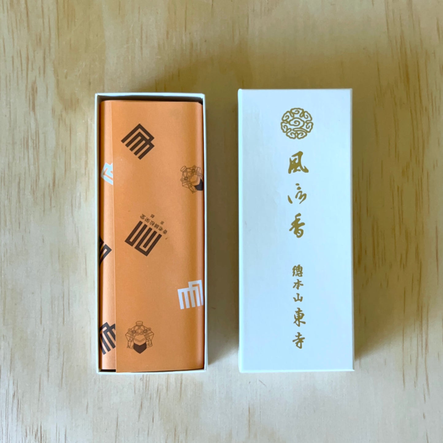 Japanese Fushin-ko Toji temple incense - Sandalwood
