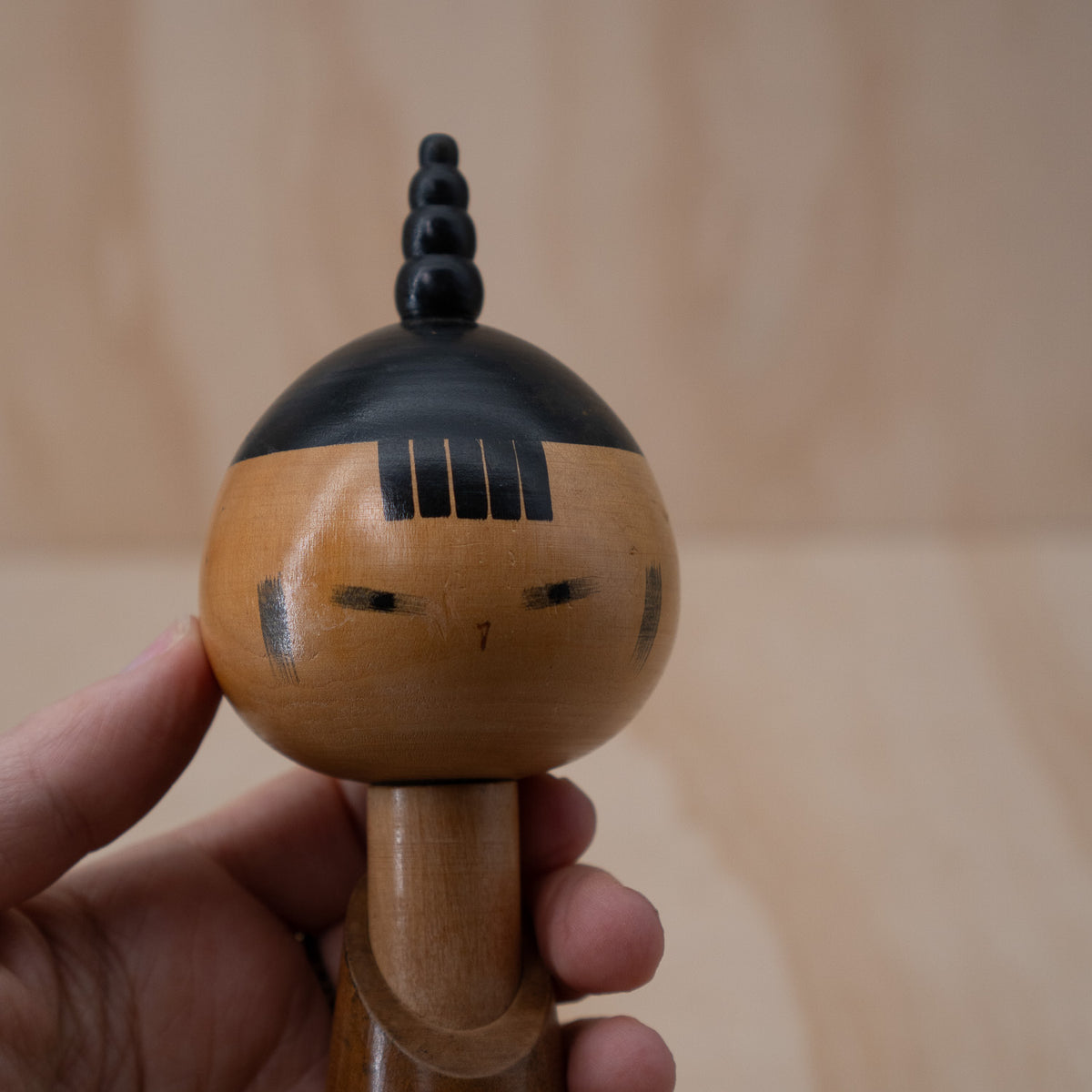 Vintage Japanese Creative Kokeshi by Aida Seiho - Kikanbo - "Naughty Child"