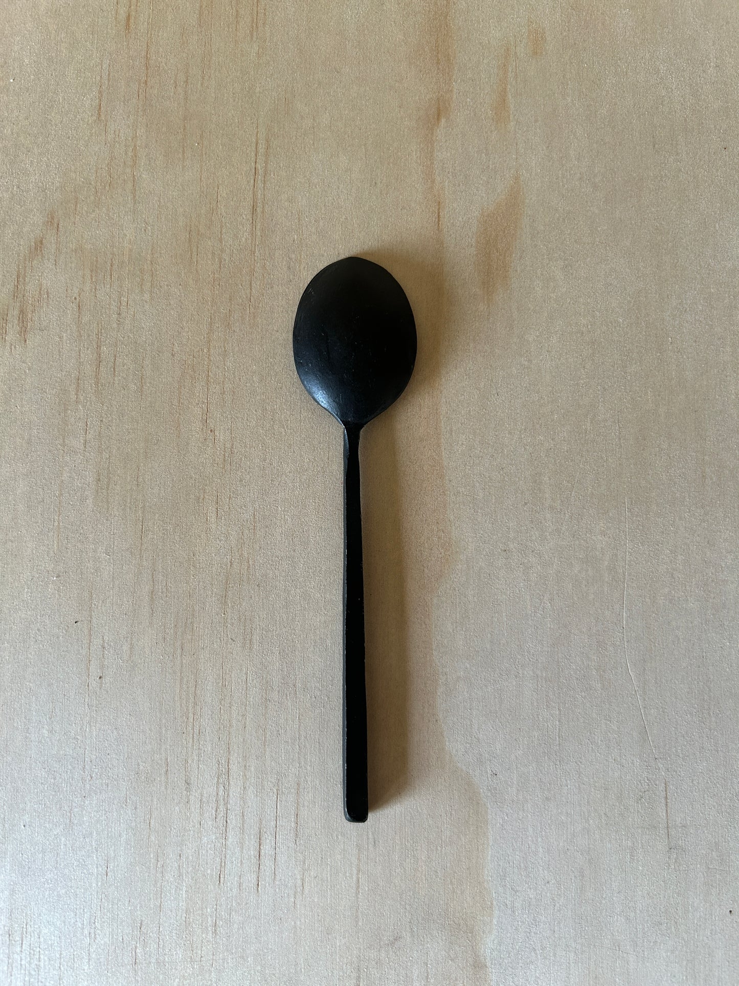 Hand Forged Wabi Sabi Iron Tea Spoon