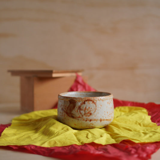 Vintage Japanese Ceramic Chawan Matcha bowl in Original Box No.02