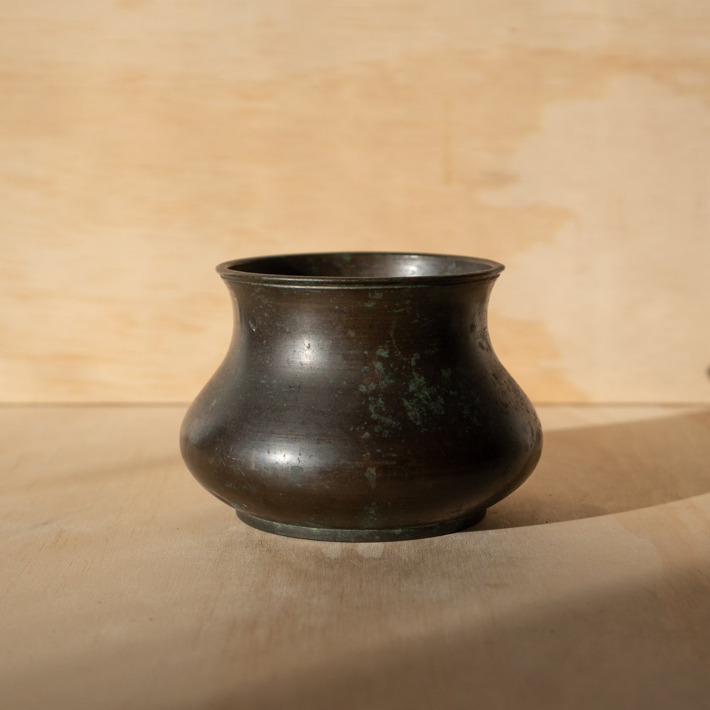 Antique Japanese Bronze Kensui - Tea Ceremony Water bowl