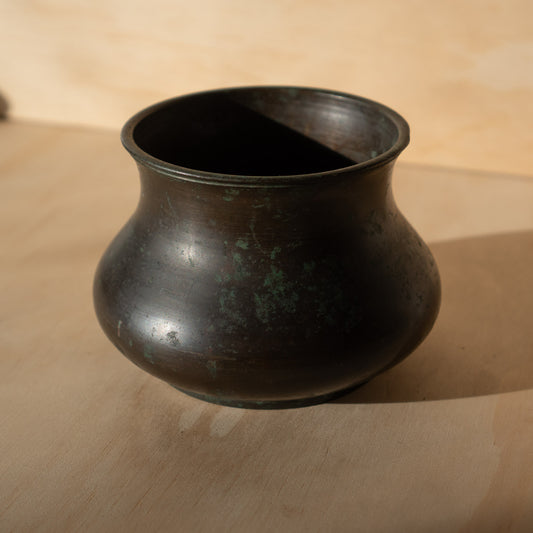 Antique Japanese Bronze Kensui - Tea Ceremony Water bowl