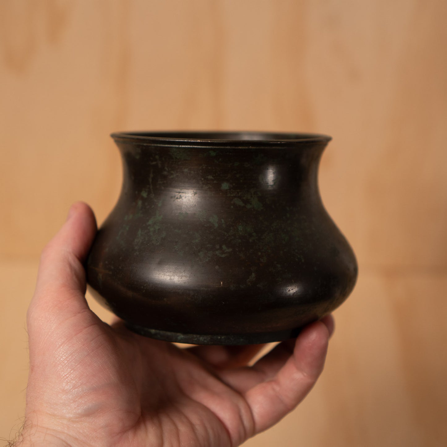 Antique Japanese Bronze Kensui - Tea Ceremony Water bowl