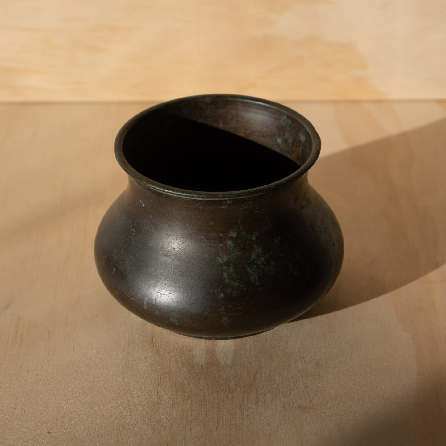 Antique Japanese Bronze Kensui - Tea Ceremony Water bowl