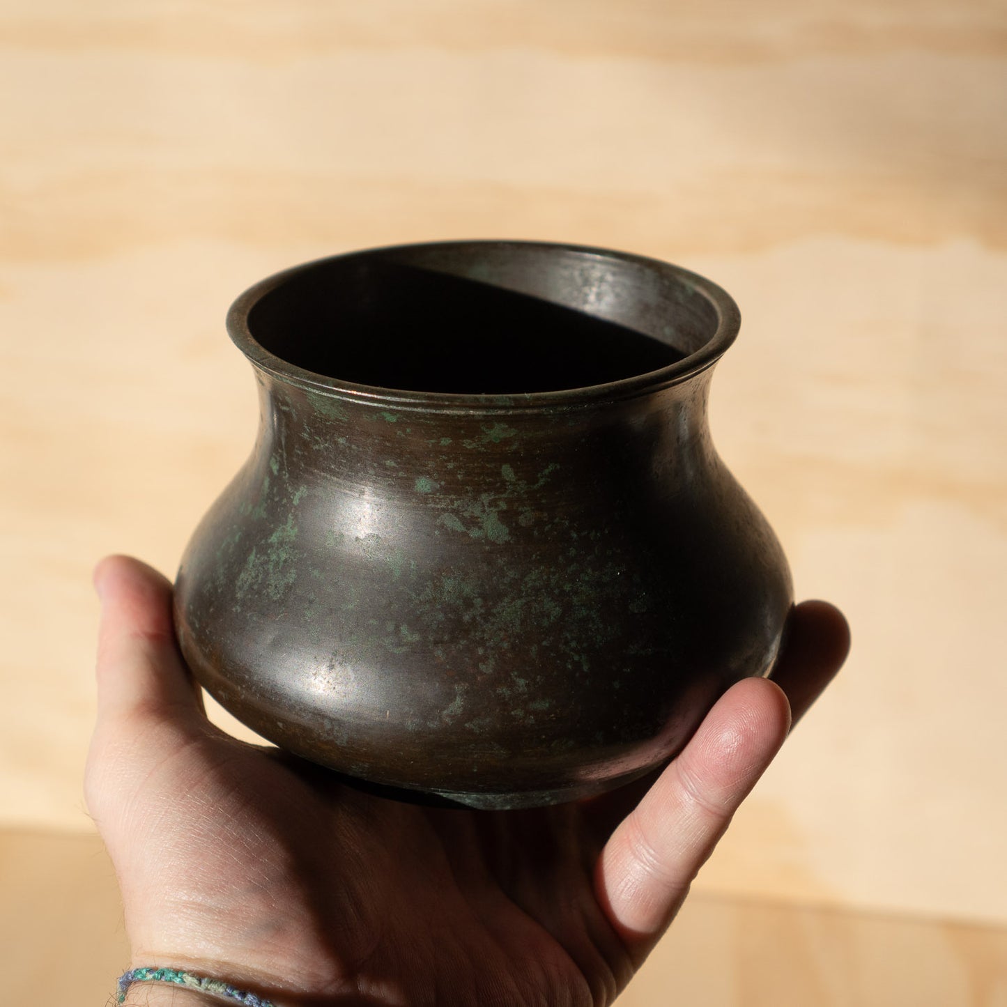 Antique Japanese Bronze Kensui - Tea Ceremony Water bowl
