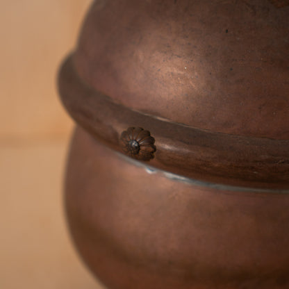 Antique Japanese Suzu Large Copper Shinto Temple Bell