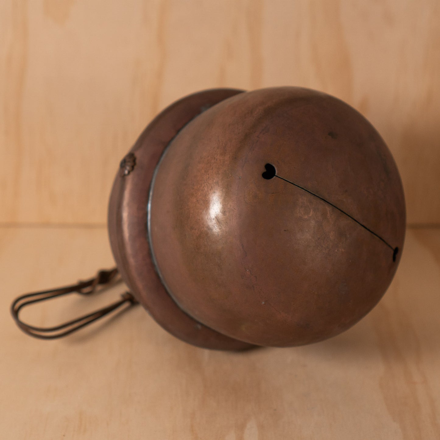 Antique Japanese Suzu Large Copper Shinto Temple Bell