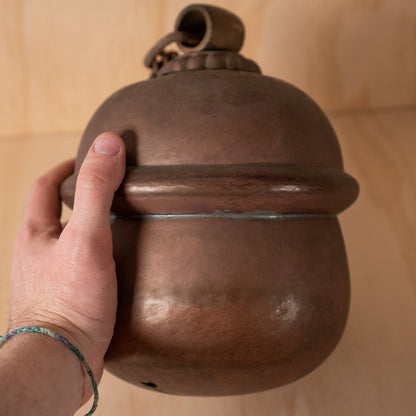 Antique Japanese Suzu Large Copper Shinto Temple Bell