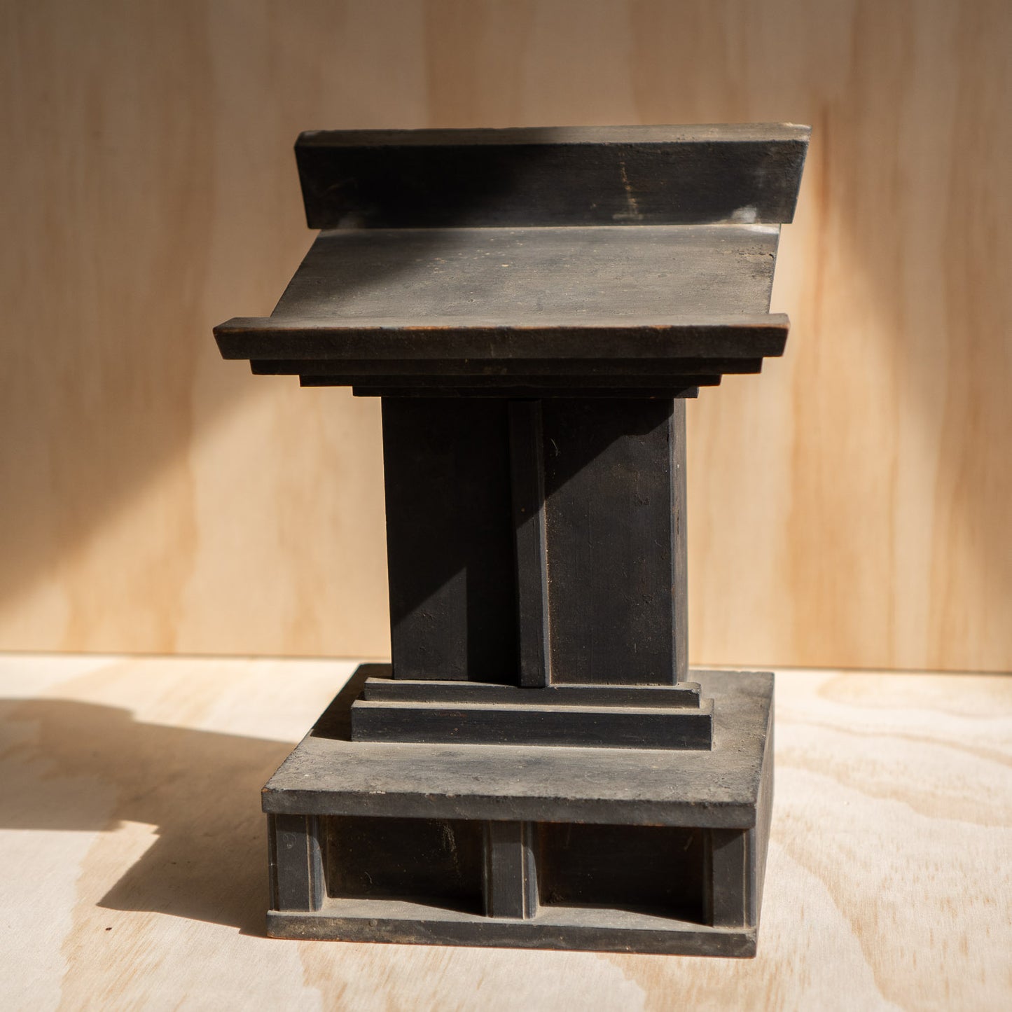 Antique Japanese Household Kamidana Shrine with Daikoku figure