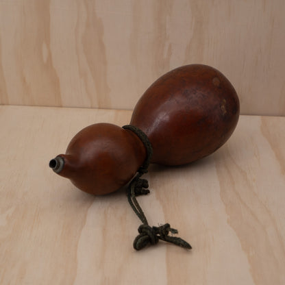 Antique Japanese Hyotan Gourd Flask