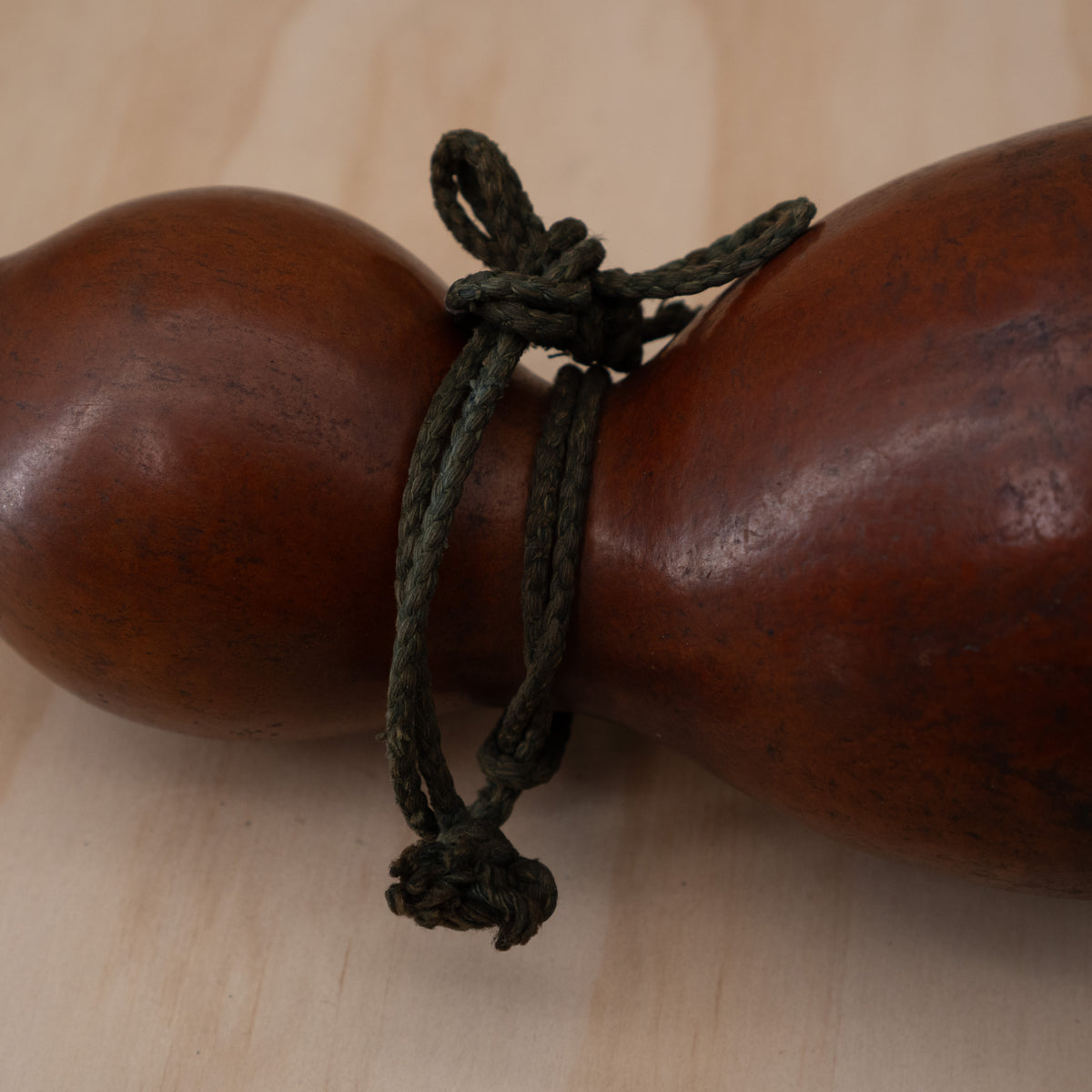 Antique Japanese Hyotan Gourd Flask