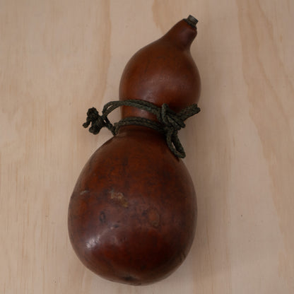 Antique Japanese Hyotan Gourd Flask