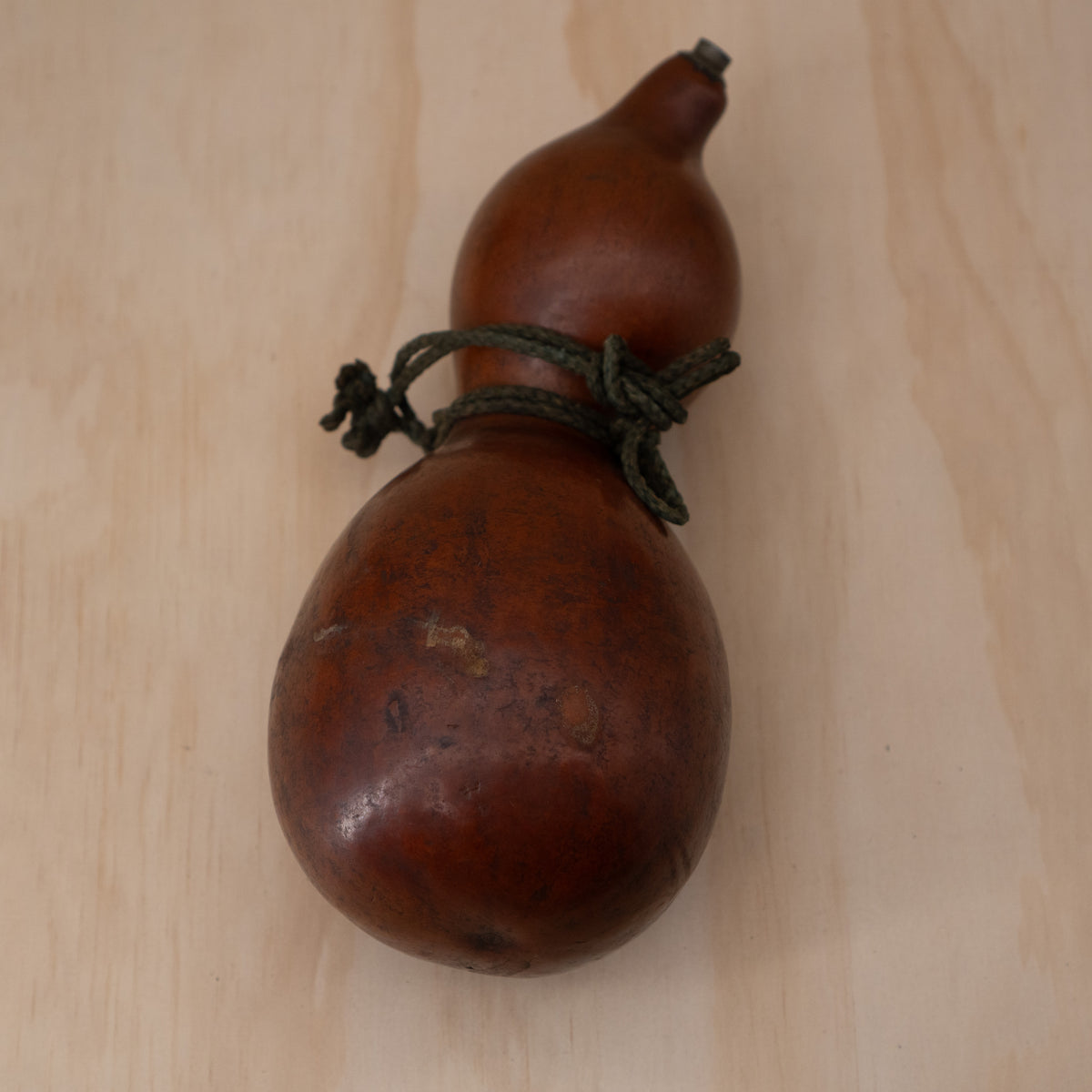 Antique Japanese Hyotan Gourd Flask