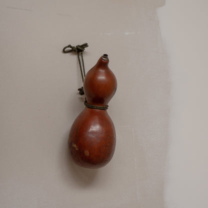 Antique Japanese Hyotan Gourd Flask