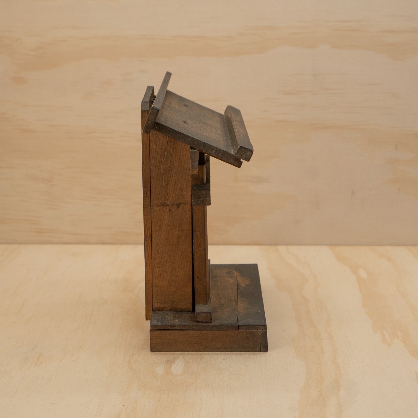 Antique Japanese Kamidama household shrine with daikoku figure
