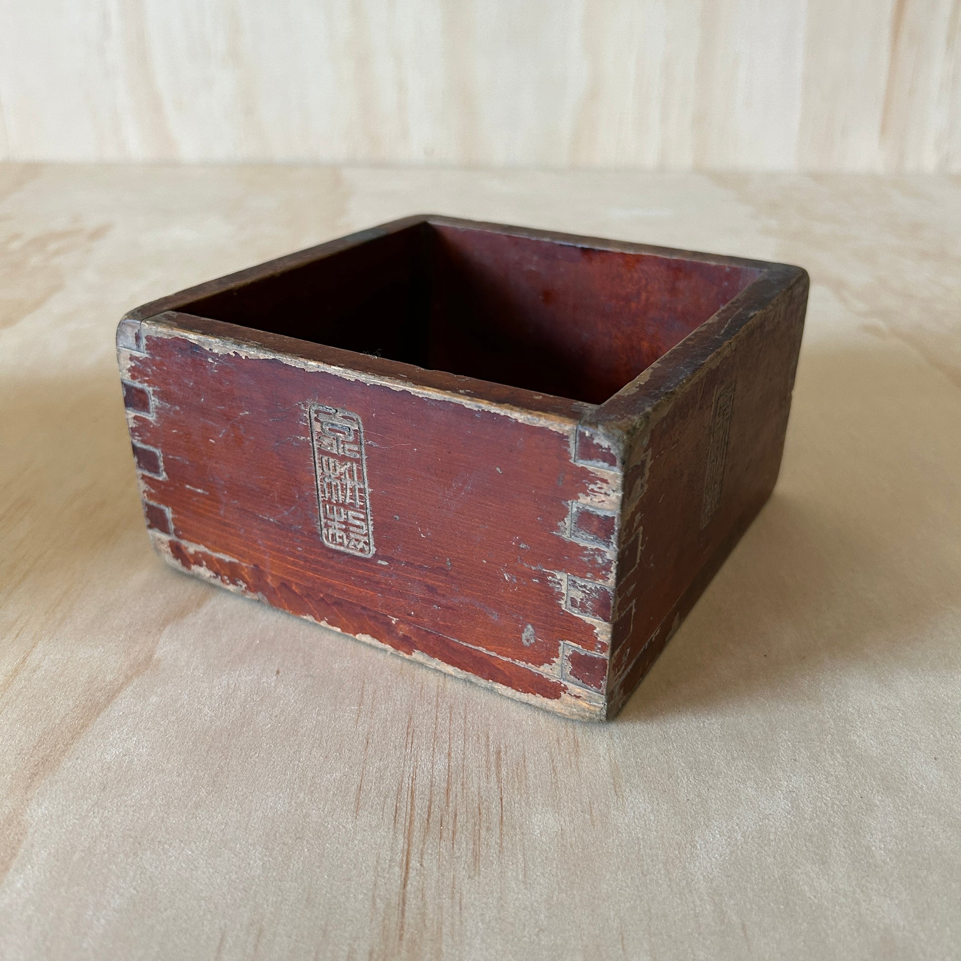 Antique Japanese Masu Box Measure 1 of 2 – Kanso House